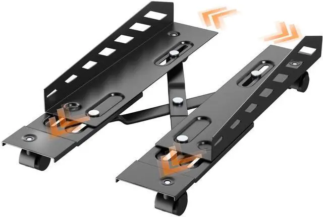 Main image of Computer Tower Stand - Under Desk PC Stand for Floor with Rolling Caster Wheels, Adjustable CPU Tower Holder Fits Most PC Tower