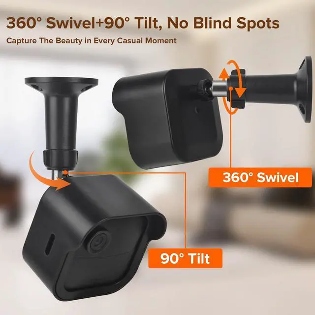 Alt view image 5 of 7 - 3Pack Mount for Blink Outdoor Camera, Weatherproof Protective Housing and 360°Adjustable Bracket for All-New Blink Outdoor 4 (4th Gen) & (3rd Gen), Cutout for Charging Cable, No Battery Replacement