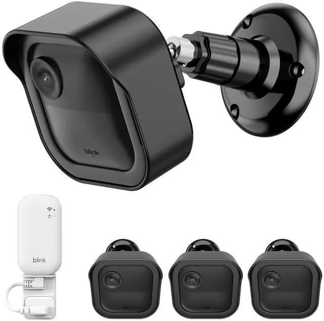 Main image of All-new Blink Outdoor Camera Mount for Blink Outdoor 4/ 3rd Gen/Outdoor 2K+ Camera, 360 Degree Adjustable Wall Mount with Blink Sync Module Wall Mount, Blink Camera Not Included (3Pack, Black)