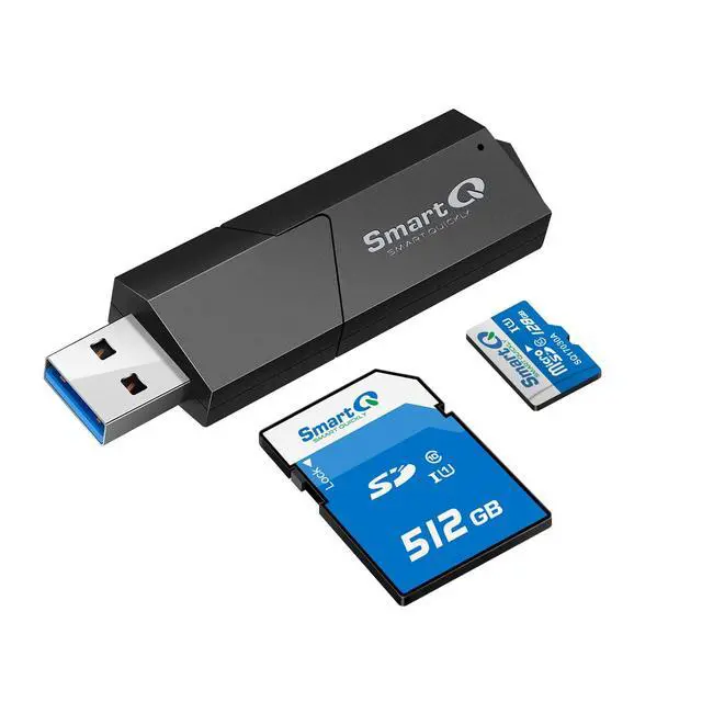 Main image of USB 3.0 Dual Slot SD Card Reader Fast SD & Micro SD Memory Card Reader for Camera, Photographer, Laptop, MacBook & Windows PC
