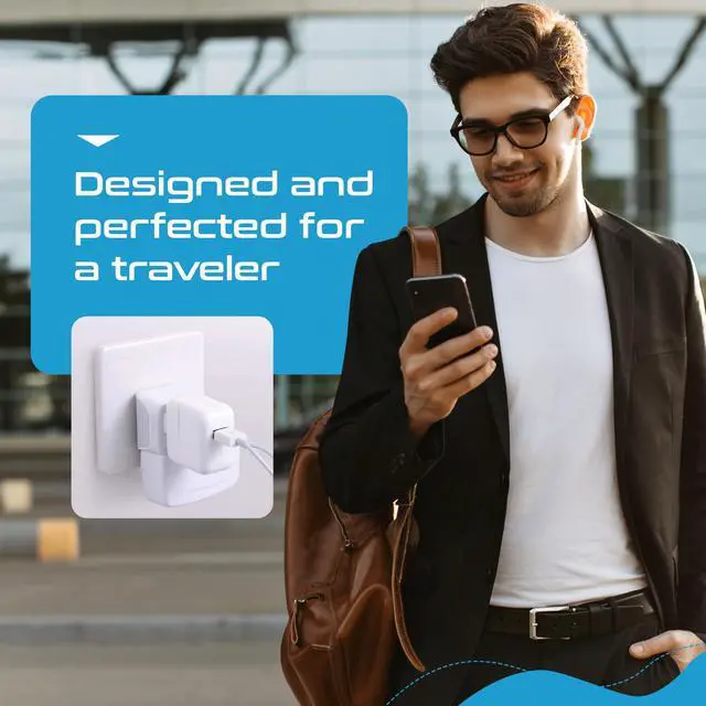 Alt view image 6 of 7 - European Plug Adapter 4 Pack Set, USA to Europe, Italy, Germany, England, Spain, Italy, Iceland, France (Type C, E/F, G, L) - for Your Cell Phones, Tablets, iPhone, Camera (CT-EU-4SET)