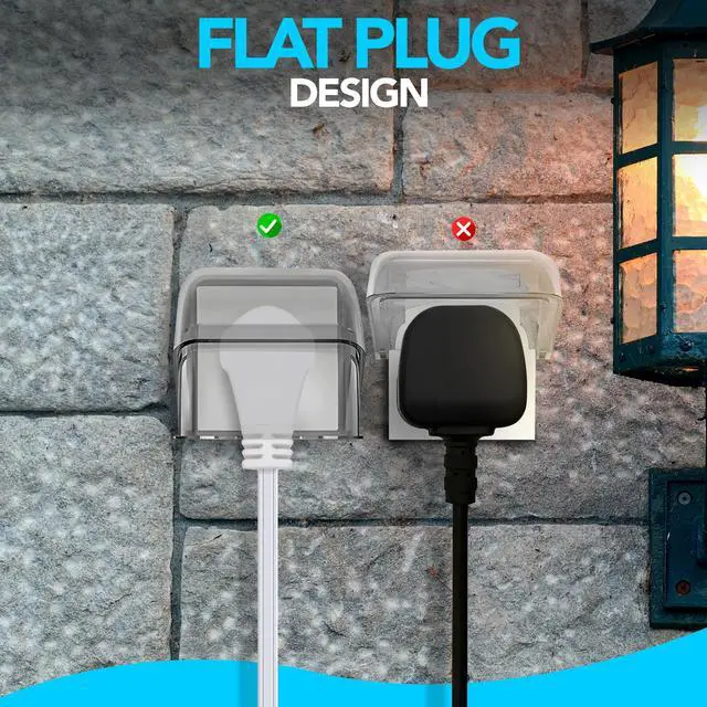 Alt view image 3 of 6 - 3 Ft Extension Cord 360° Rotating Flat Plug, 16 AWG, Slim White Power Cable for Tight Spaces, ETL Certified for Indoor & Office Use