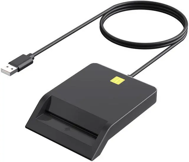 Main image of CAC Reader Military, Smart CAC Card Reader, DOD Military USB-A Common Access CAC Card Reader Compatible with Windows, Mac OS