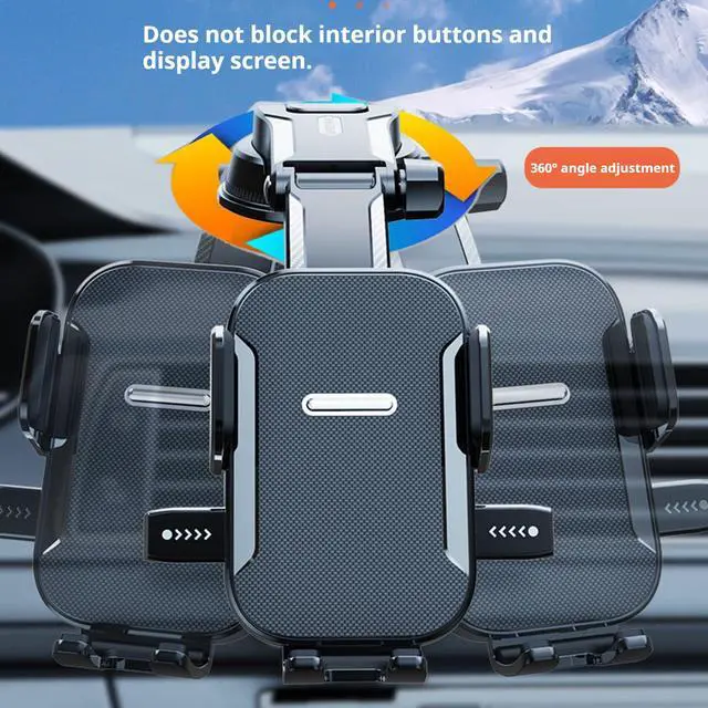 Alt view image 6 of 7 - Car Phone Holder Mount Phone Mount for Car Windshield Dashboard Air Vent Universal Hands Free Automobile Cell Phone Holder Fit for iPhone 17 Pro Max 16 15 14 13 Android