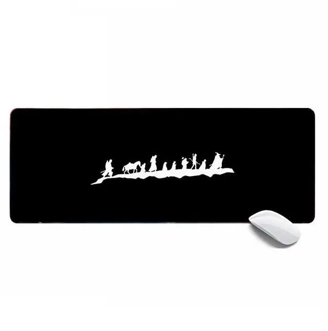Main image of Gaming Mouse Pad 80x30cm Large Extended Desk Mat with Non-Slip Rubber Base, Smooth Surface & Stitched Edges for Work and Play