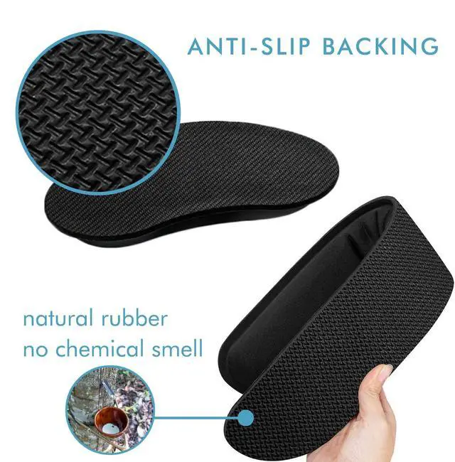 Alt view image 5 of 7 - Premium Keyboard Wrist Rest and Mouse Pad Wrist Support, Ergonomic Memory Foam Set for Office, Laptop, Mac, Computer and Gaming, Comfortable Typing &Wrist Pain Relief (2 Pack)