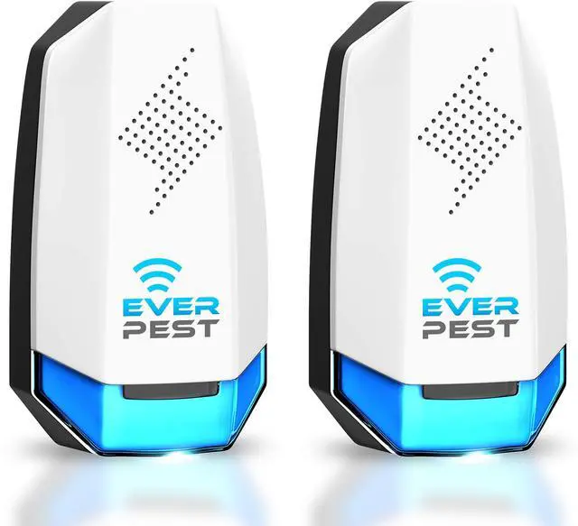 Main image of Ultrasonic Pest Control Repeller - Eco-Friendly Plugin Electronic Waves Indoor Wall Plug in Repellent for Mice Rat Flea Cockroach Ant Squirrel Bee Cricket Soldier Wasp Pro 2 Pack