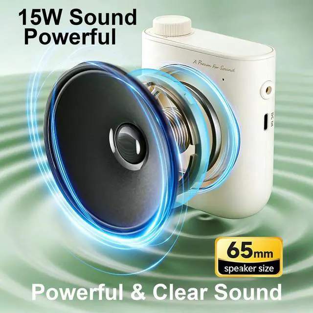 Alt view image 4 of 7 - Portable Voice Amplifier,Voice Amplifier with Wireless Microphone Headset, Voice Amplifier Wireless Microphone for Teachers, Classroom, Speech, Tour Guide (White)