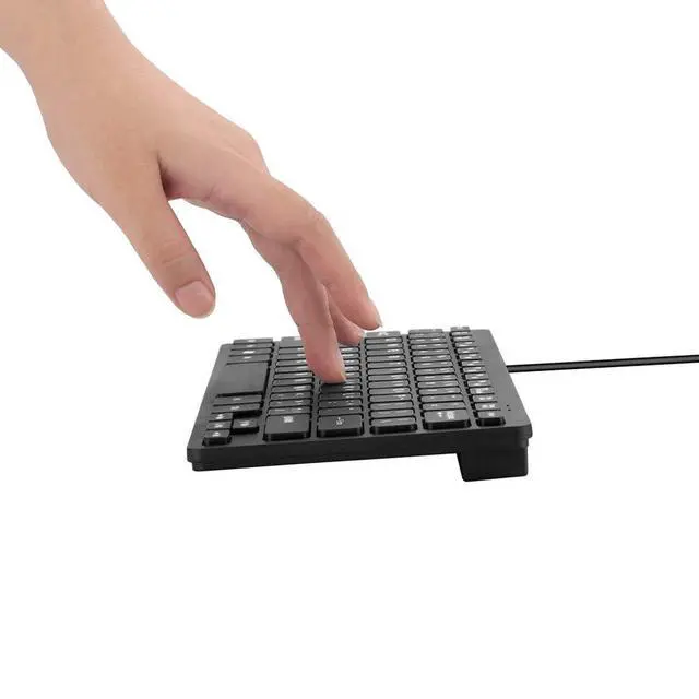 Alt view image 3 of 7 - Wired Mini Keyboard and Mouse Combo - with Keyboard Cover USB 60% Keyboard for Windows, PC, Laptop