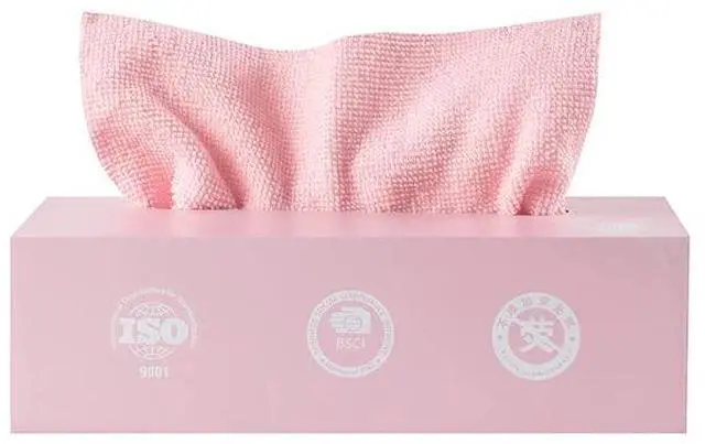 Main image of Microfiber Cleaning Cloths, Reusable Cleaning Towels in Box, Microfiber Lint Free Multi-Purpose Towel, Pink, 7.9''x7.9'' (20 Pieces)