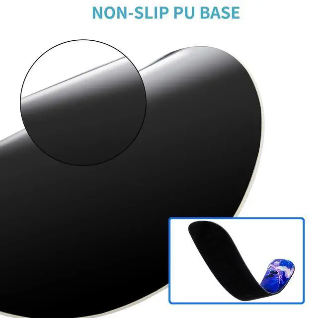 Alt view image 5 of 7 - Keyboard Wrist Rest and Mouse Pad with Wrist Support, Memory Foam Set for Gaming and Office, Comfortable & Lightweight for Easy Typing & Pain Relief (White Butterflies)