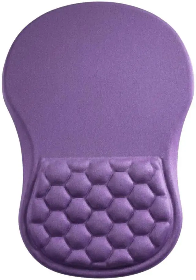 Alt view image 2 of 4 - Ergonomic Mouse Pad with Wrist Support, Memory Foam Wrist Rest for Carpal Tunnel & Wrist Pain Relief, Non-Slip Rubber Base, Comfortable Gaming Mousepad for Computer, Laptop, Office & Home