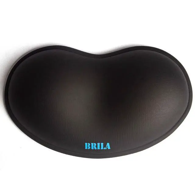 Main image of Ergonomic Silicone Mouse Wrist Rest, Cooling Silica Gel PU Leather Mouse Wrist Support Pad for Office Work and Laptop Computer Gaming