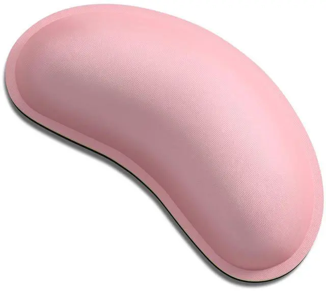 Main image of Mouse Wrist Rest, Ergonomic Memory Foam Mouse Wrist for Computer Desk Mats Support, Hand Rest Pad Cushion for Gaming, Office, Laptop, Men, Women, Pain Relief & Easy Typing, Rose Pink