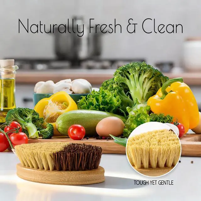 Alt view image 2 of 7 - Potato Scrubber Brush Vegetable Brush Scrubber for Food,Potato Brush Soft Wash Scrubber