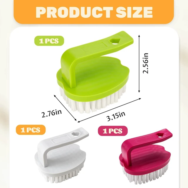 Alt view image 2 of 7 - 3PCS Potato Scrubber Brush, Vegetable Brush, Vegetable Scrubber Suitable for Kitchen Novices, Eco-Friendly Users and Fruit Cleaners