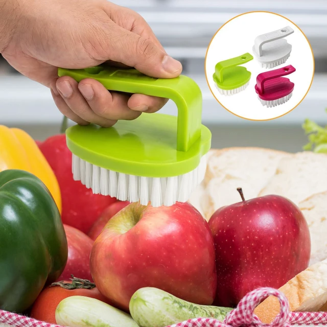 Alt view image 6 of 7 - 3PCS Potato Scrubber Brush, Vegetable Brush, Vegetable Scrubber Suitable for Kitchen Novices, Eco-Friendly Users and Fruit Cleaners