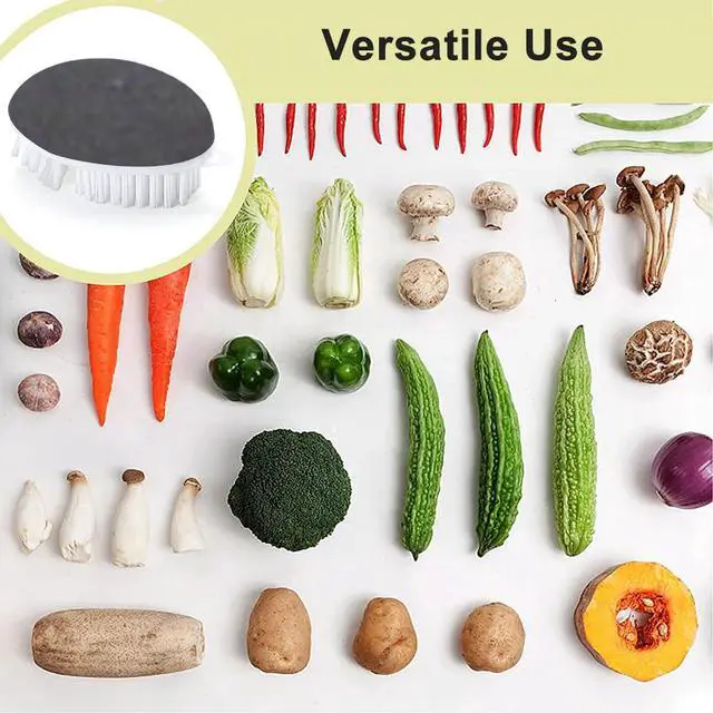 Alt view image 6 of 7 - Vegetable Brush,Veggie Brush Potato Scrubber Brush Veggie Brush with Non-Slip Grip for Food, Corn and Carrots, with Dots Remover(gray+white)