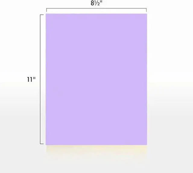 Alt view image 2 of 2 - Colored Copy Printing And Writing Paper, 20 pound (75 GSM) 8.5" X 11", Letter Size, 500 Sheets Per Ream. (Lavender/orchid)