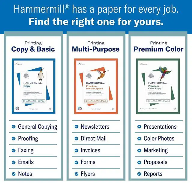 Alt view image 3 of 7 - Cardstock, Premium Color Copy, 100 lb, 8.5x11 - 1 Pack (250 Sheets) - 100 Bright, Made in the USA Card Stock, 120024R, White