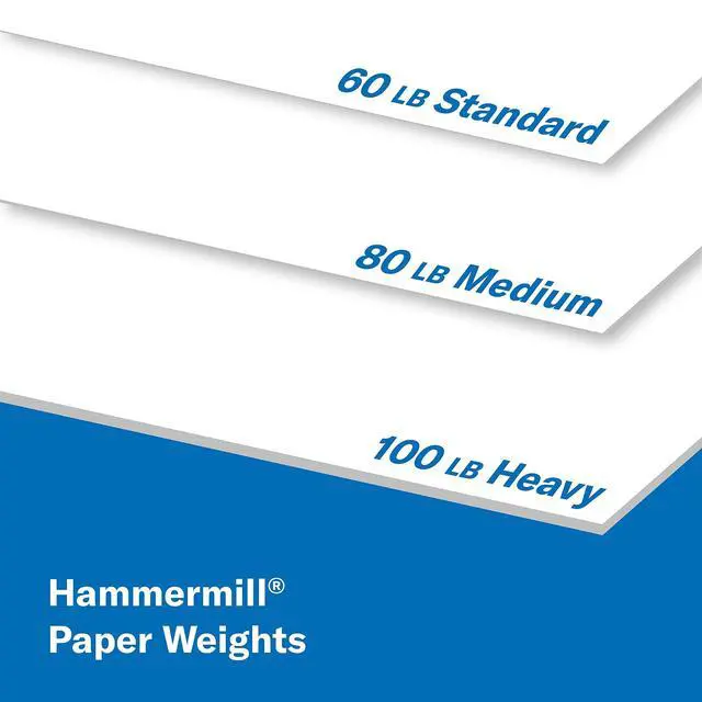 Alt view image 7 of 7 - Cardstock, Premium Color Copy, 100 lb, 8.5x11 - 1 Pack (250 Sheets) - 100 Bright, Made in the USA Card Stock, 120024R, White