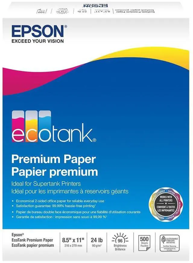 Main image of EcoTank Premium Paper (S041586-ET), 8.5" x 11" (500 sheets)