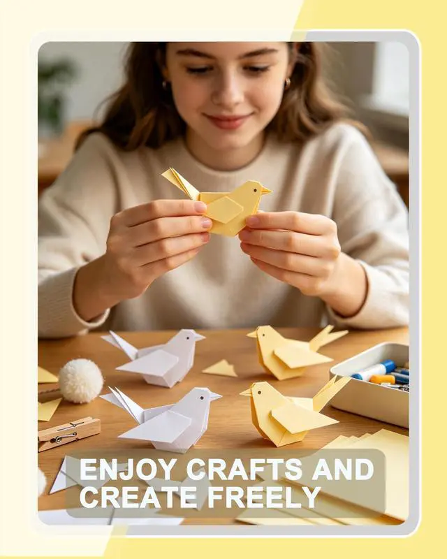 Alt view image 6 of 7 - Yellow Paper, Multi-Purpose Canary Colored Paper, Colored Printer Paper 8.5 x 11, 20 lb/75 GSM,200 Sheets, Jam-Free For Inkjet/laser printer, Copy, Office Home, Made in USA