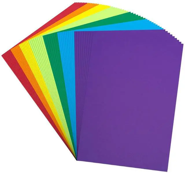 Main image of Colored Copy Paper 8.5X11 Inches,140 Sheets 24 lb/90GSM 7 Colors Rainbow Letter Size Printer Multipurpose Paper for Office School Education Daily Printing,Document Copying,Study