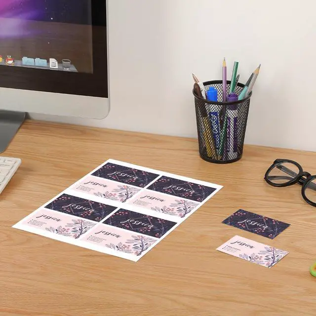 Alt view image 7 of 7 - 100 Sheets White Cardstock Paper 8.5 x 11, 92lb/250gsm Card Stock