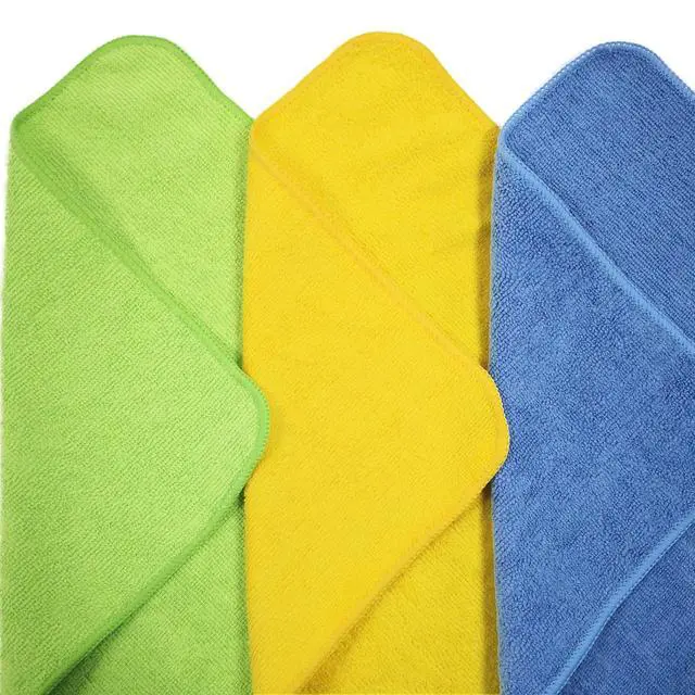 Alt view image 2 of 6 - Microfiber Cleaning Cloth, 12 x 16 in, Blue, Green, Yellow, 36 Pack
