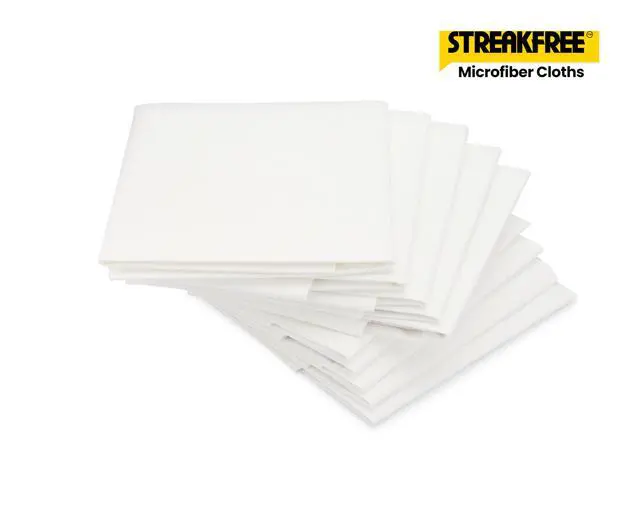 Alt view image 2 of 7 - Microfiber Glass Cleaning Cloths 5 Pack 16x16 Lint Free Window & Mirror Cloths Just Add Water, No Chemicals, Streak-Free Shine