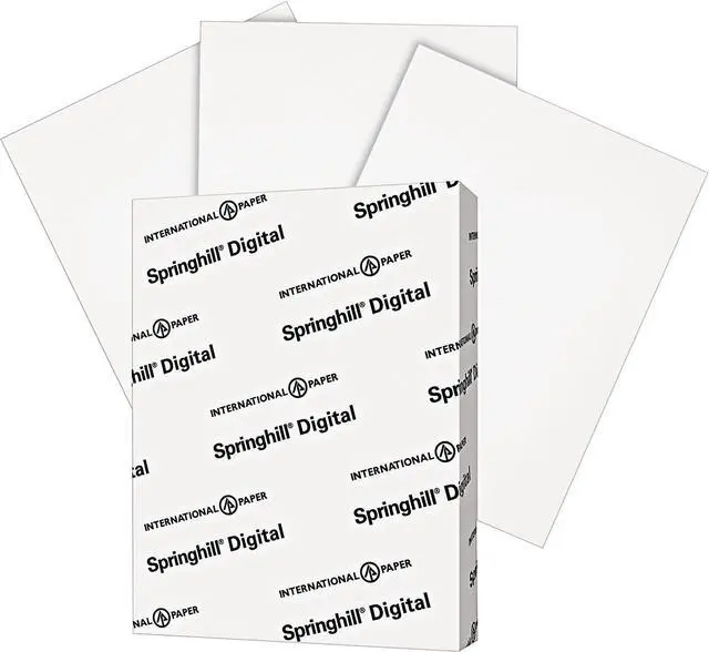 Alt view image 2 of 2 - White 8.5 x 11 Cardstock Paper, 90lb, 163gsm, 250 Sheets (1 Ream) Premium Lightweight Cardstock, Printer Paper with Smooth Finish for Greeting Cards, Flyers, Scrapbooking 015101R