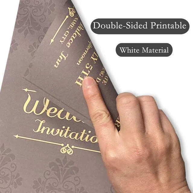 Alt view image 5 of 7 - White Cardstock Paper 30 Sheets, 8.5x11 inch Heavy Weight 85lb/230gsm Premium Card Stock for Printing, DIY Crafts, Scrapbooking, Invitations, Greeting Cards
