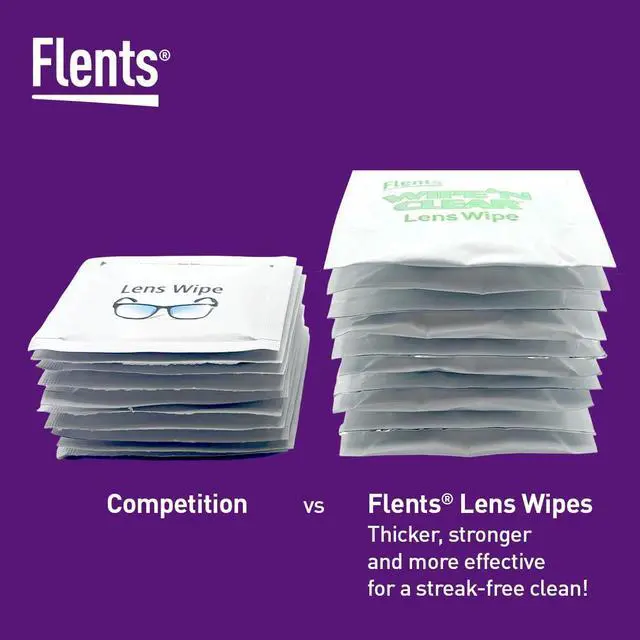Alt view image 7 of 7 - Lens Wipes, Wipe 'N Clear, Pre-Moistened & Streak-Free, 150 Count