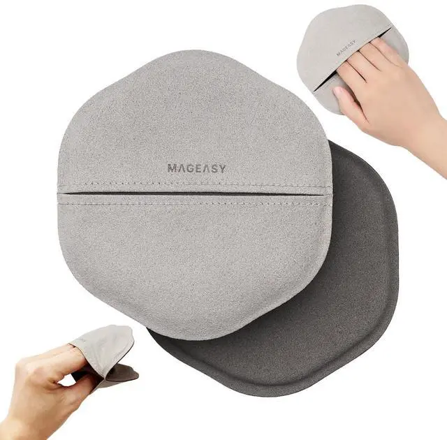 Main image of Microfiber Cleaning Cloth for Electronics, iPhone iPad MacBook, Car Screen Cleaner, Keyboards, Eye Glasses, Camera Lens Wipes - No Lint & Streak Free Thick Polishing Cloth Reusable