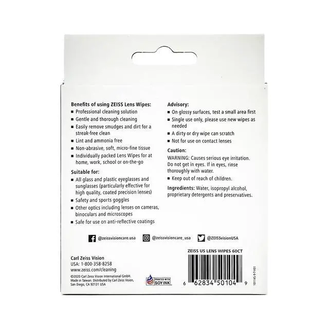 Alt view image 7 of 7 - Lens Cleaning Wipes (120-Pack)