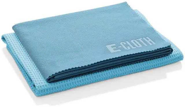 Main image of Microfiber Window Cleaning Cloth Kit - Glass Cleaning Cloth for Windows, Mirrors, Cars, Lenses, Eyeglasses, & More, Streak Free Clean, Machine Washable Reusable Towel - Alaskan Blue