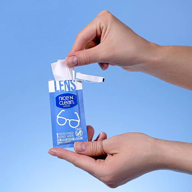 Alt view image 3 of 7 - Microfiber Lens Wipes - Single Carton
