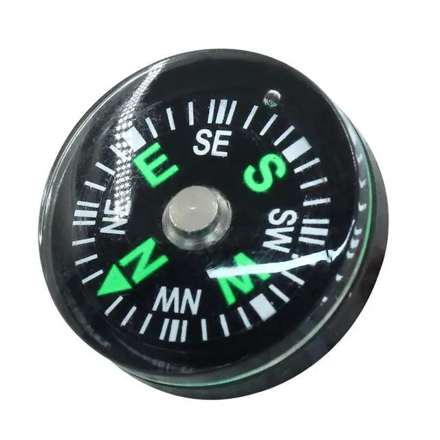 Alt view image 5 of 5 - 15Pcs 20mm Mini Pocket Compass Bulk, Button Compass Accessories for Kids Outdoor Hiking SurvivalBlack
