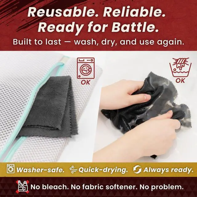 Alt view image 7 of 7 - Samurai ClothJapanese Microfiber Cleaning Cloth | Washable, Reusable, Lint Free Cloth for Phones, Laptops, Lenses, Screens & Electronics | Made in Japan | Small | 2 Pack