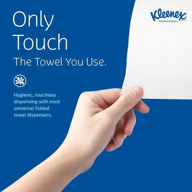 Alt view image 6 of 7 - Professional Universal Multifold Paper Towels, Bulk (02046), Absorbency Pockets, 9.2" x 9.4" Towel, White (150 Sheets/Pack, 8 Packs/Case, 1,200 Sheet Total)