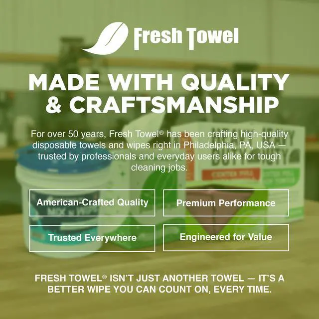 Alt view image 7 of 7 - Fresh Towel Foodservice Reusable Paper Towels - 1/4 Fold, 13 x 20 inches - (1 Case of 200) All Purpose Cleaning Towels (Pink Solid)