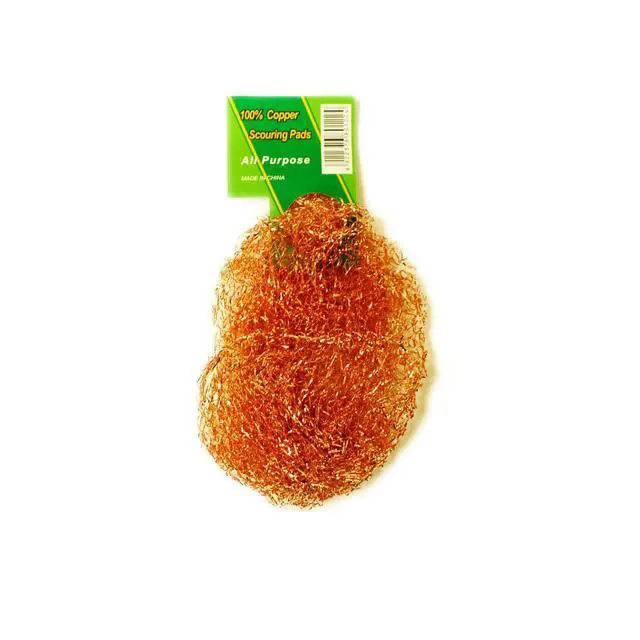 Alt view image 3 of 5 - Copper Scouring Pad, Scrubbing Scour Pads 10 Pcs/Pack, Pure Copper, 13g / Pc