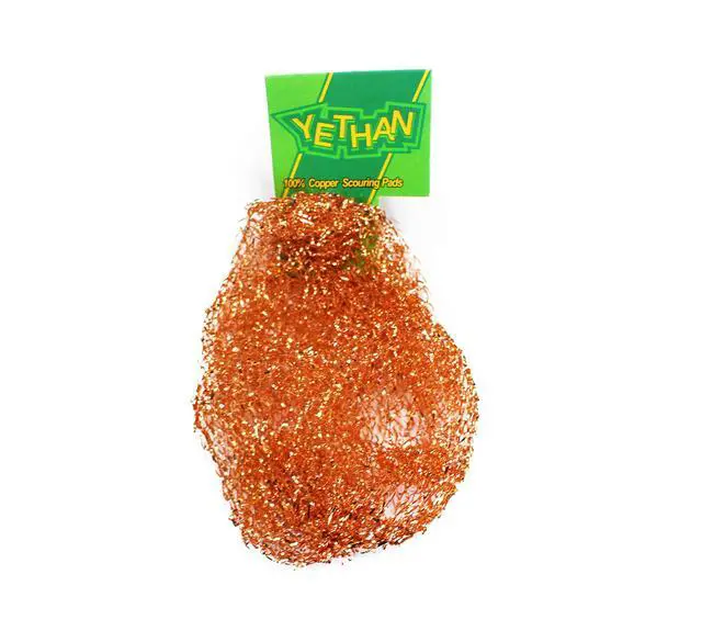 Alt view image 2 of 5 - Copper Scouring Pad, Scrubbing Scour Pads 10 Pcs/Pack, Pure Copper, 13g / Pc