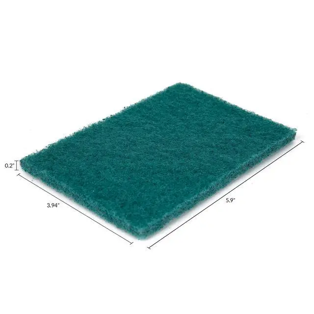 Alt view image 3 of 7 - 50-Pack Heavy Duty Green Scouring Pads 4x6 Inch | Reusable Non-Scratch Scrub Pads for Kitchen, Dishes, Pots, Pans, Grills & Household Cleaning | Multipurpose Scrubbers for Tough Stains