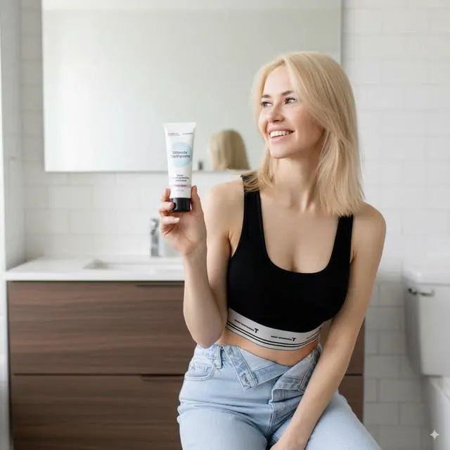 Alt view image 5 of 7 - Fluoride Free Nano Hydroxyapatite Ultimate Toothpaste for Remineralizing Enamel & Sensitive Relief, Whitening, Antiplaque, SLS Free, Fresh Mint, 4 oz (1 Tube, Fresh Mint)