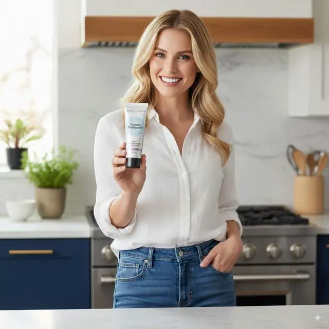 Alt view image 7 of 7 - Fluoride Free Nano Hydroxyapatite Ultimate Toothpaste for Remineralizing Enamel & Sensitive Relief, Whitening, Antiplaque, SLS Free, Fresh Mint, 4 oz (1 Tube, Fresh Mint)
