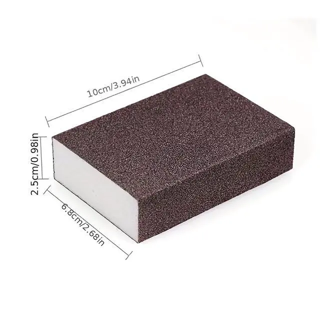 Alt view image 7 of 7 - 5 Powerful Pot Scrubber Cleaning Sponges, Heavy Duty Kitchen Eraser Scouring Pads, Dishwashing Oven Stove Cleaning Sponges, BBQ Grill Scrubbing Dish Cloths