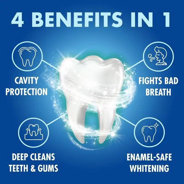 Alt view image 6 of 7 - Toothpaste Plus TheraBreath Breath Fresheners, ICY Mint Flavor, Teeth Whitening Toothpaste, Anticavity Fluoride for Bad Breath, 5.5 Oz (Pack of 2)