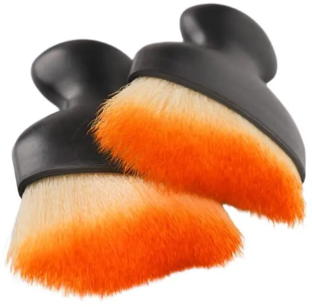 Alt view image 4 of 7 - 2Pcs Car Interior Detailing Brush, Soft Bristle Car Cleaning Brushes